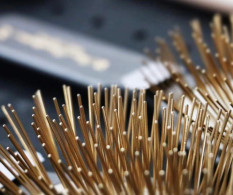 Kefa pre saténový vzhľad 27 mm zo série GOLD / Fusion Groomgrip Oval Pin Brush