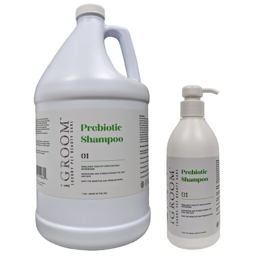 iGROOM Prebiotic šampón pre psov a mačky na citlivú a alergickú pokožku - Objem: 400 ml iGROOM Prebiotic šampón pre psov a mačky na citlivú a alergickú pokožku - Objem: 400 ml